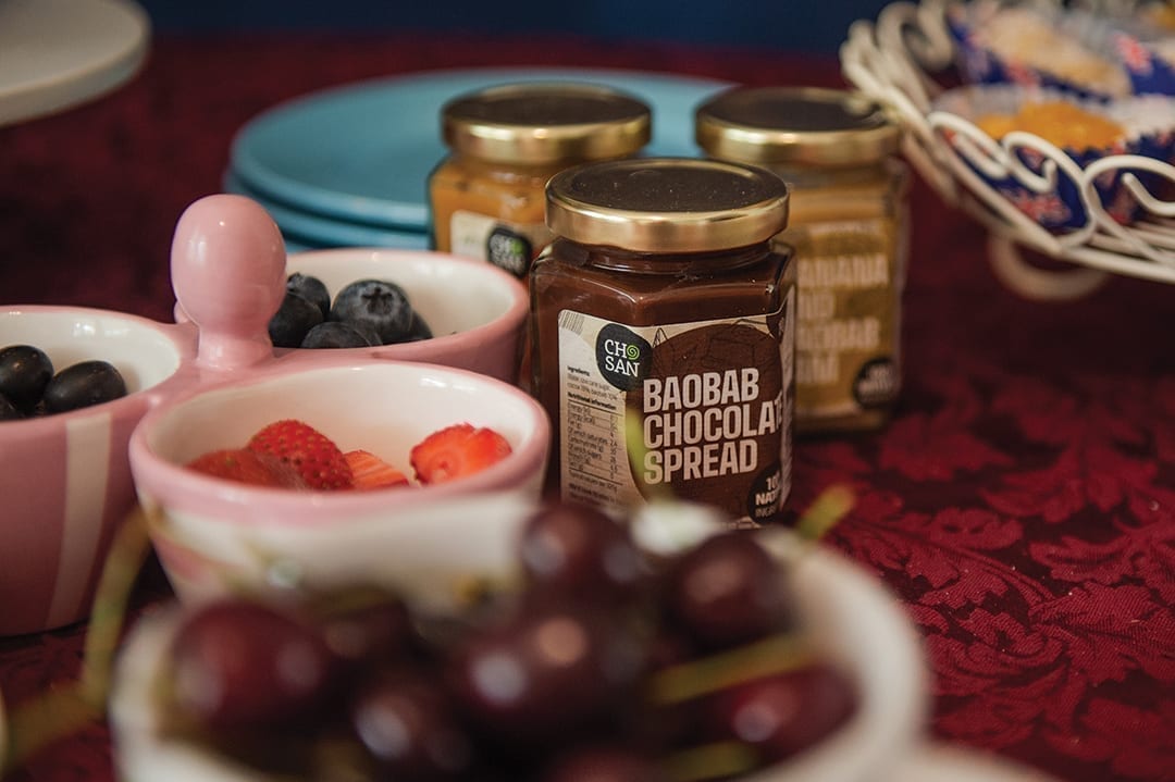 Chosan Chocolate Baobab Chocolate spread; Packaging by Puur