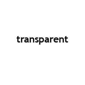 transparent