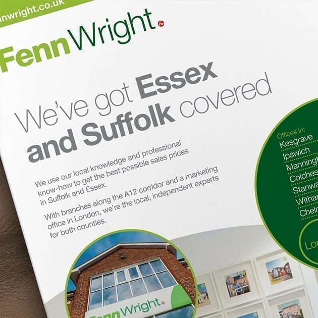 branding service in action - brochure design for Fenn Wright