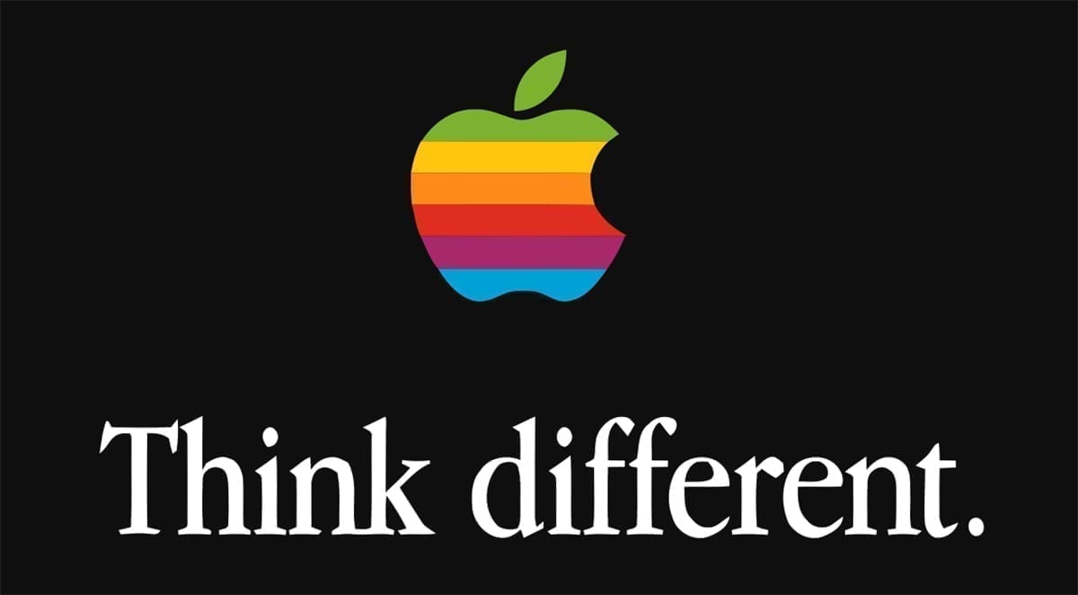 Think differnt Apple logo campaign - Apple